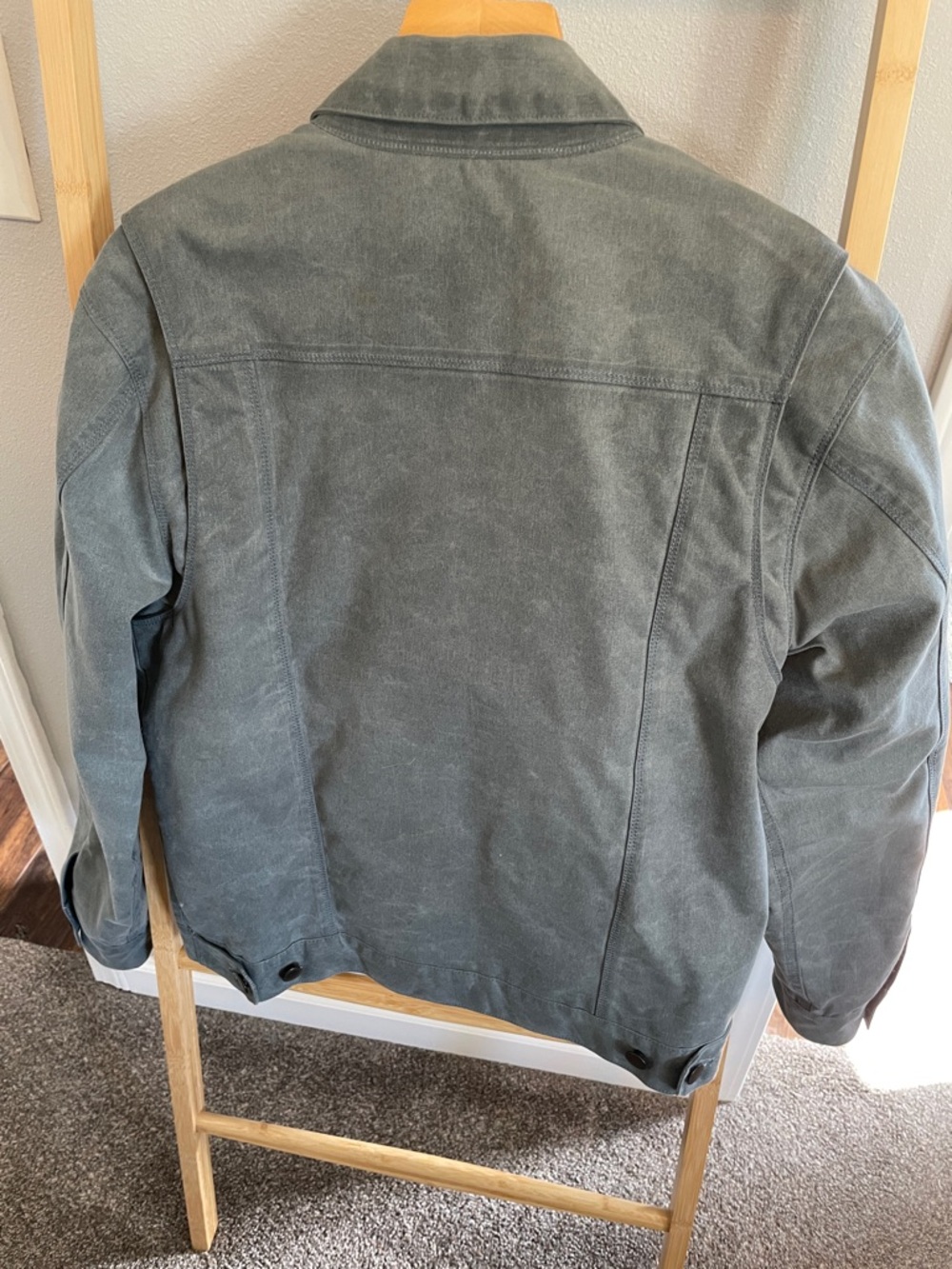 Freenote Cloth Jacket in Charcoal - Picture 4 of 5